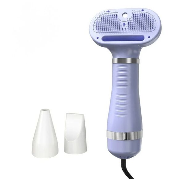 Pet Hair Dryer with Slicker Brush Cats & Dogs Hair Removal Grooming NEW - Picture 1 of 5